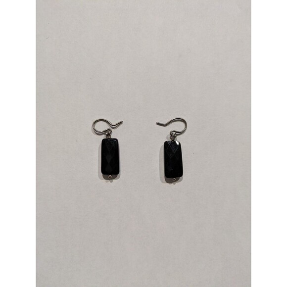 Chan Luu Jewelry - Chan Luu Onyx Sterling Silver Semiprecious Earrings Drop